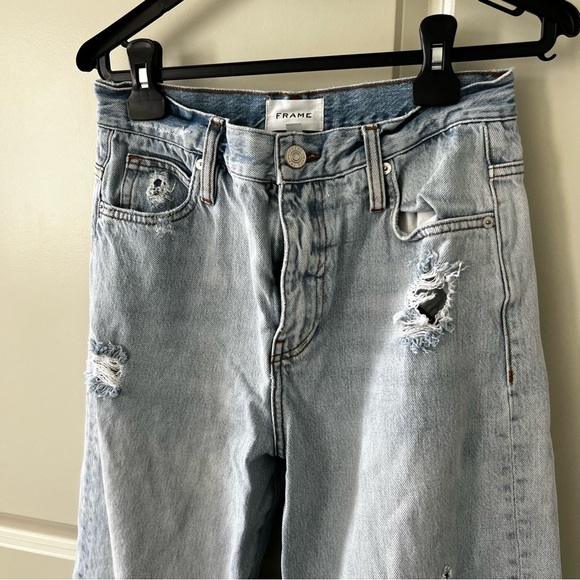 Frame Wide Leg Barrel Leg Jeans - Picture 3 of 6